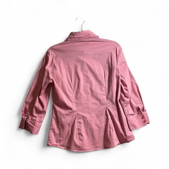 Zara Women's Pink Button Down Long Sleeve Shirt Size XL - Picture 5 of 8